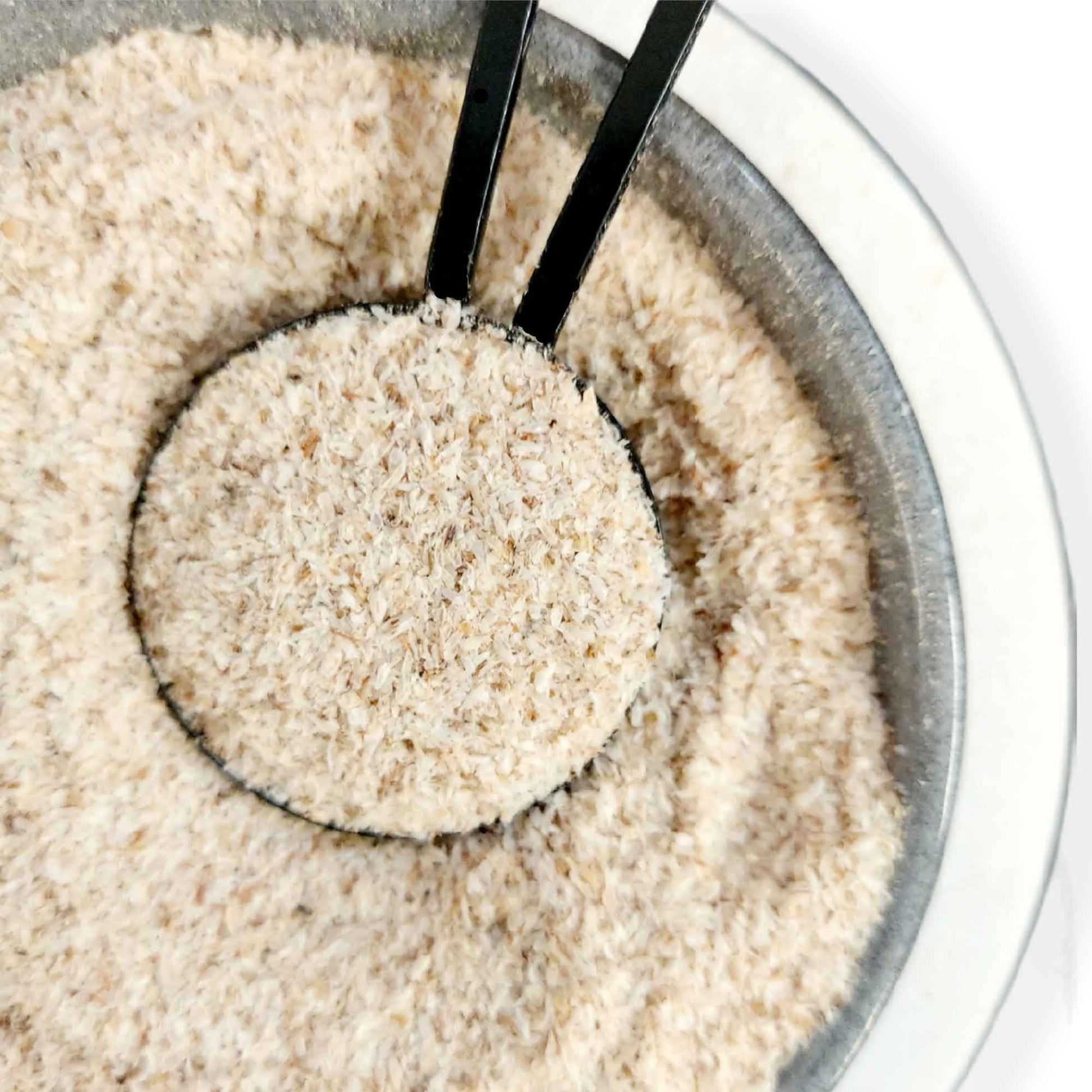 Bulk 20kg organic psyllium husk bags by Hlpmedical, natural fiber supplement for digestive health in a large retail package.