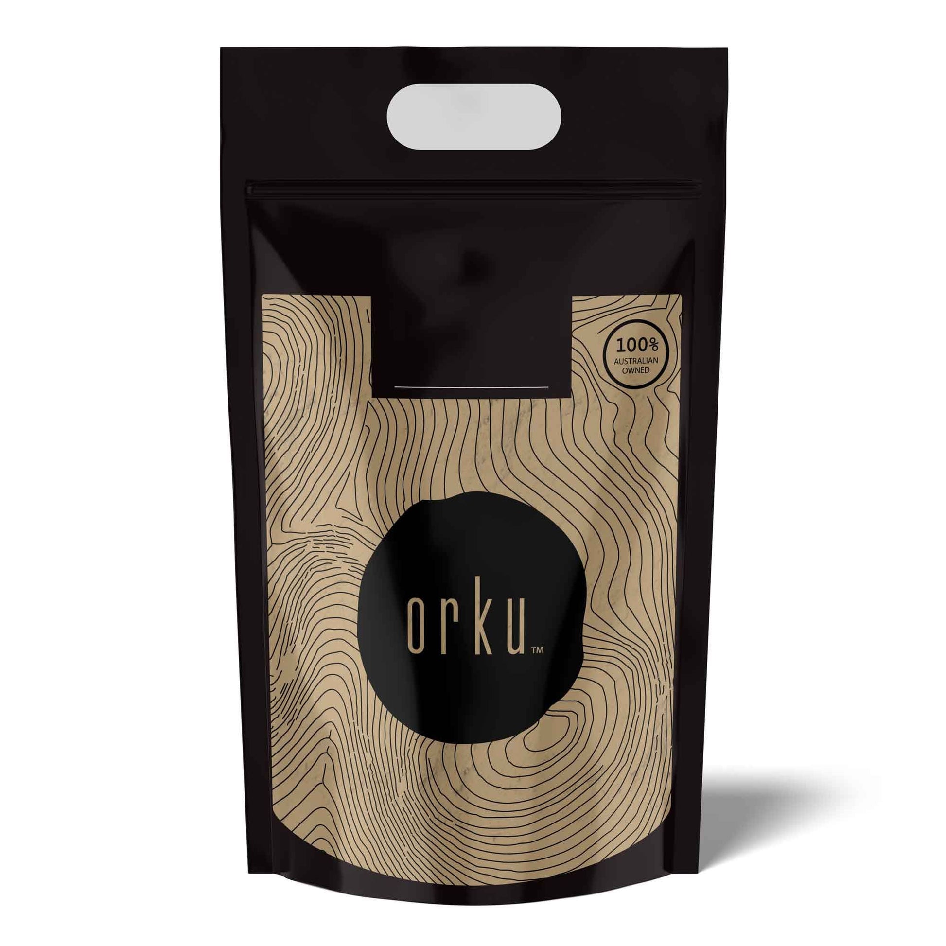 Organic 5kg Peruvian maca powder in a container, a nutritious plant root superfood supplement for health and wellness.