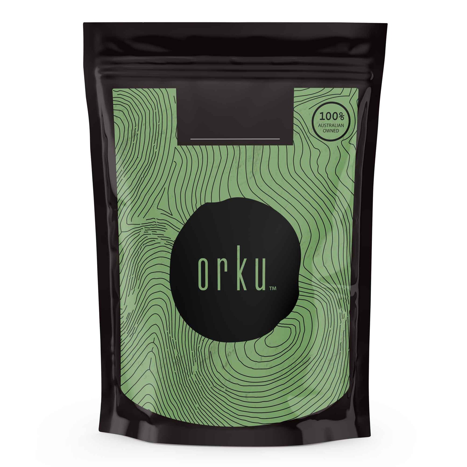 Organic wheatgrass powder by Hlpmedical, 400g, featuring vibrant green wheatgrass leaves for health and nutritional benefits.