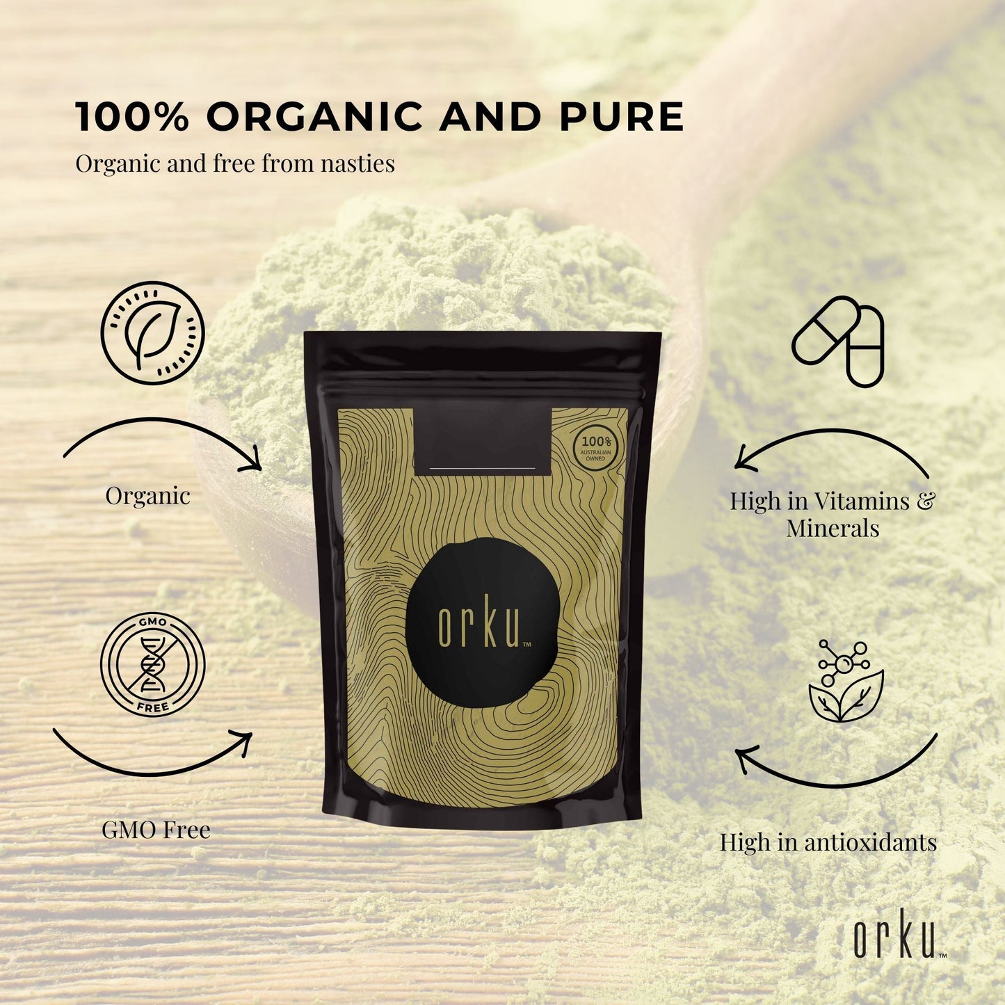 Organic 2kg Matcha green tea powder from Camellia Sinensis leaves, ideal for health and supplement use, by Hlpmedical.