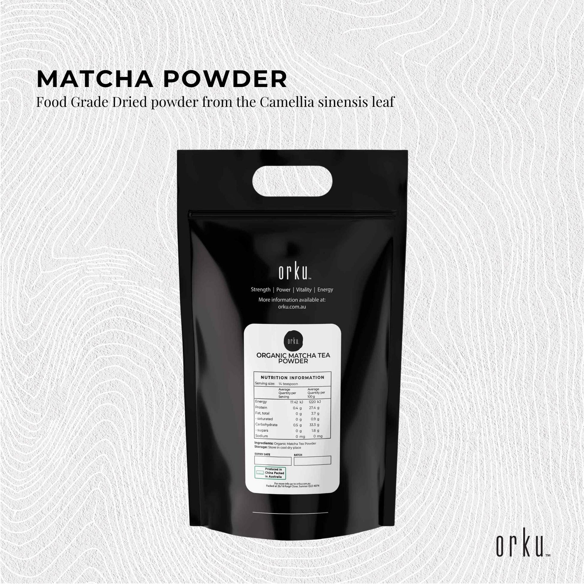 Bulk 10kg organic Matcha green tea powder by Hlpmedical, finely ground Camellia Sinensis leaves for health and nutritional use.