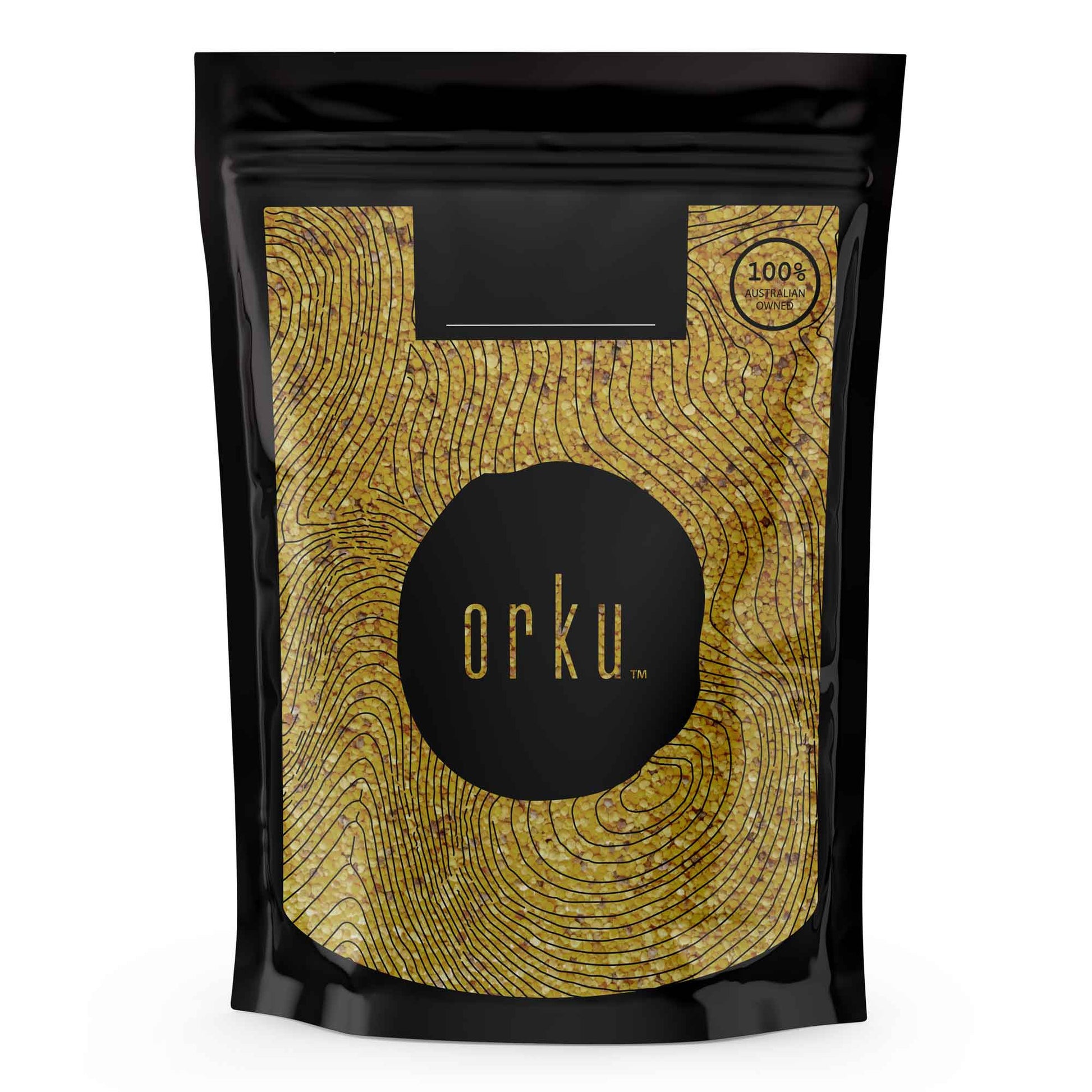 1kg jar of Hlpmedical Australian pure raw bee pollen granules, a natural health supplement for nutrition and wellness.