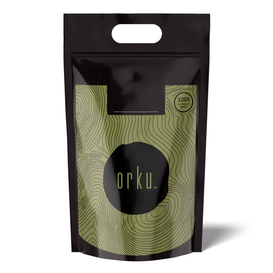 Organic Orku Moringa Leaf Powder in 20kg drum, food-grade Oleifera supplement for health and nutrition by Hlpmedical