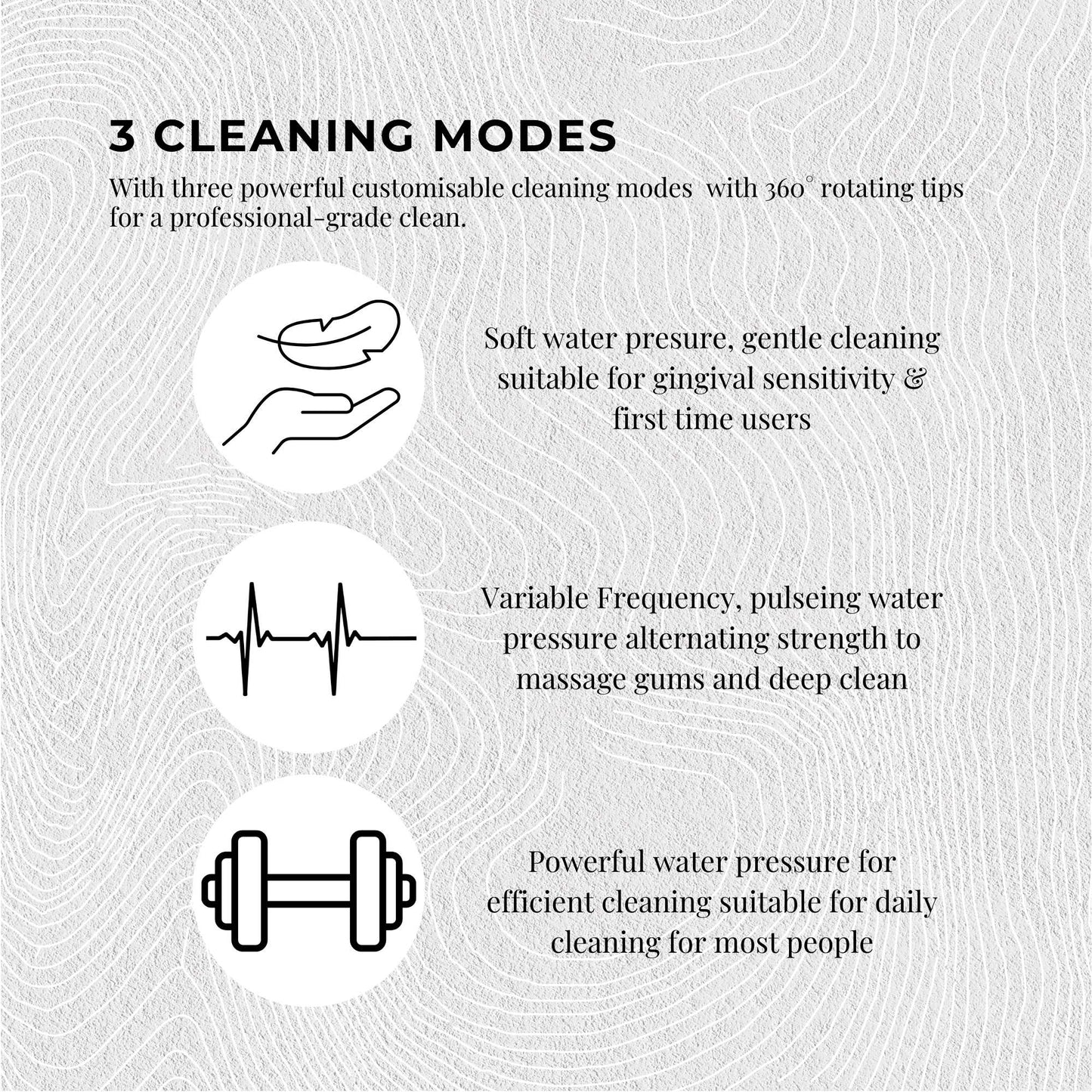 White rechargeable mini water flosser from Hlpmedical, cordless oral irrigator for travel and personal oral care.