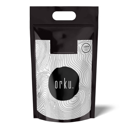 Orku 5kg Creatine Monohydrate powder by Hlpmedical, micronised 200 mesh, 99.9% pure for sports nutrition and muscle support.