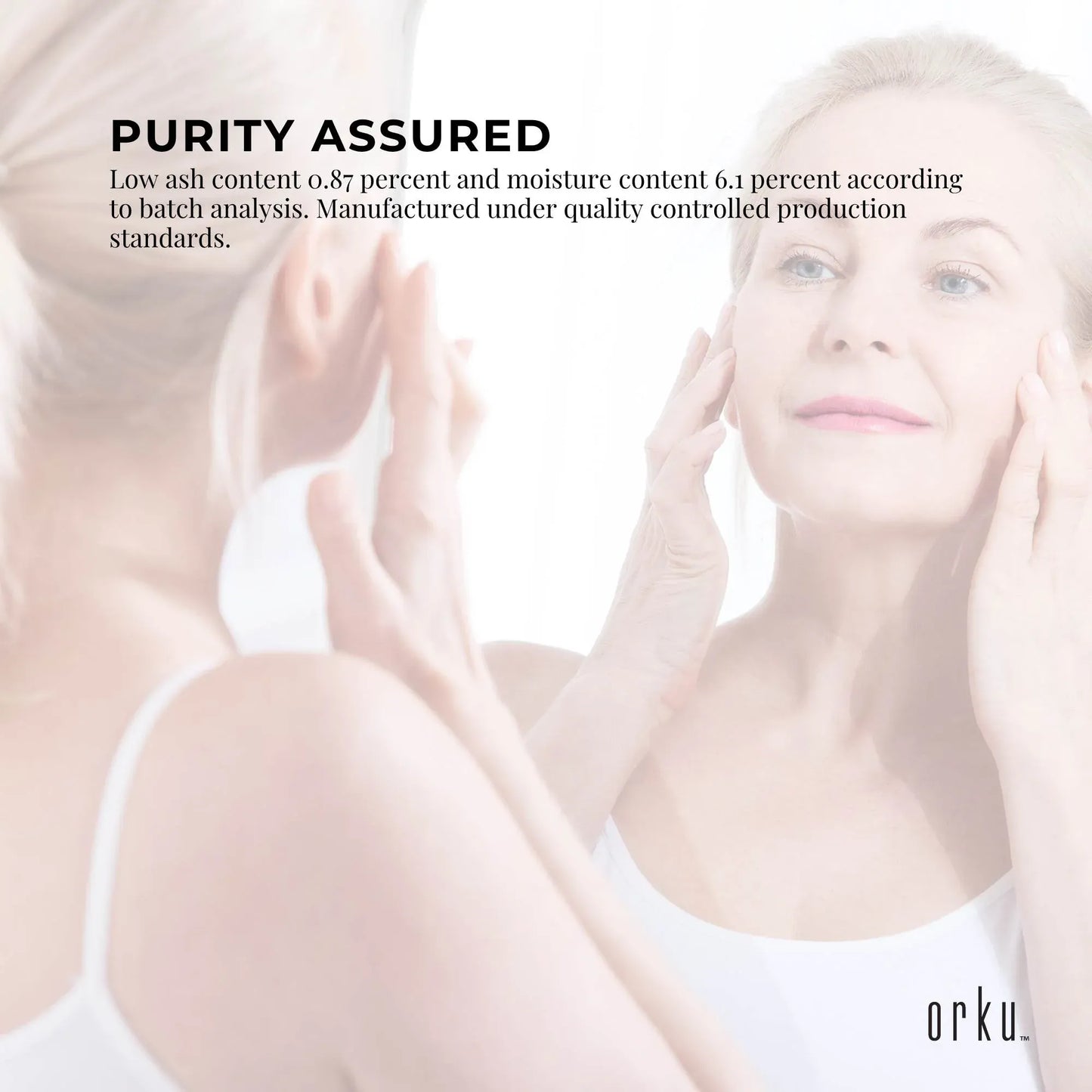 Unflavored Orku 20kg bovine collagen peptides powder by Hlpmedical for health and beauty nutrition, showing the product packaging.
