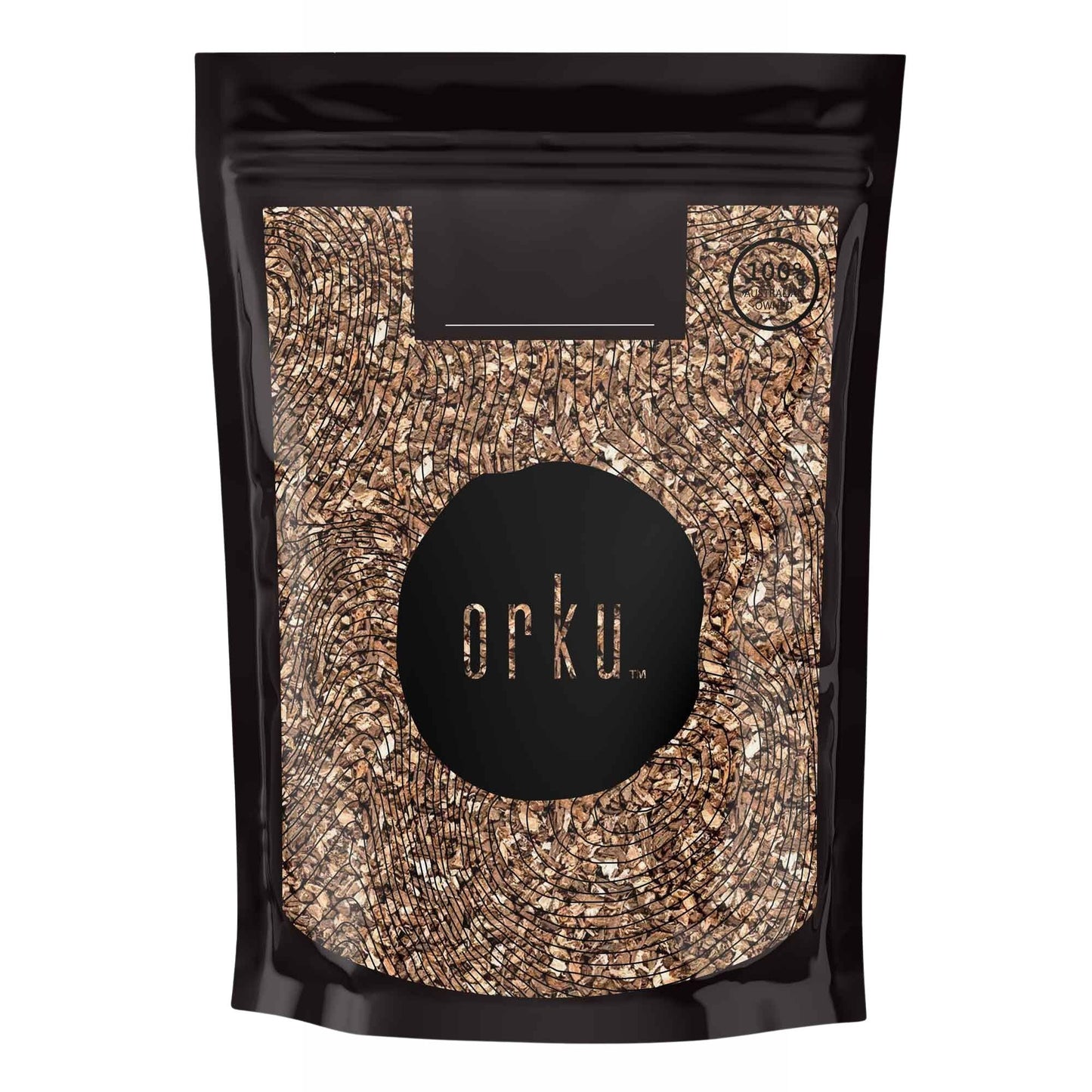 Dried organic dandelion root herbal tea supplement in a 250g package, raw and natural, by Hlpmedical for health and wellness.
