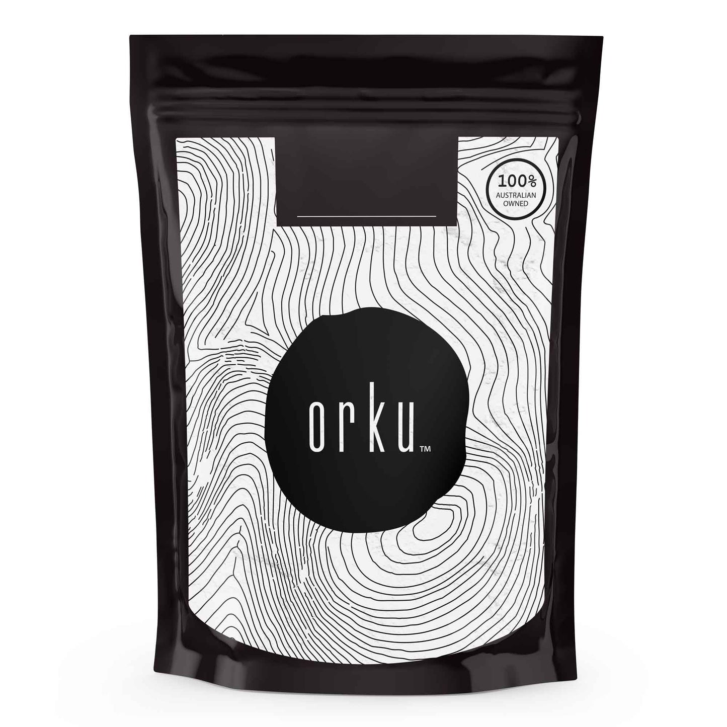Hlpmedical Orku 2kg L-Citrulline powder bucket showing the food-grade amino acid supplement in a white container