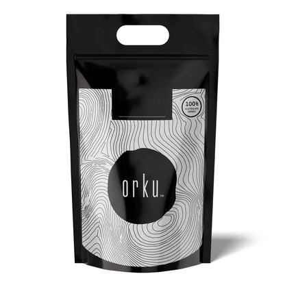 Granular Orku 20kg potassium citrate food grade supplement, Hlpmedical brand, used as a dietary additive in nutrition and health products.