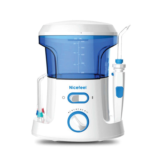 Electric dental water flosser by Hlpmedical, 600ml oral irrigator for effective teeth cleaning and gum care.