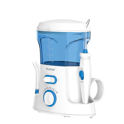 Electric dental water flosser by Hlpmedical, 600ml oral irrigator for teeth cleaning and gum health in personal care.