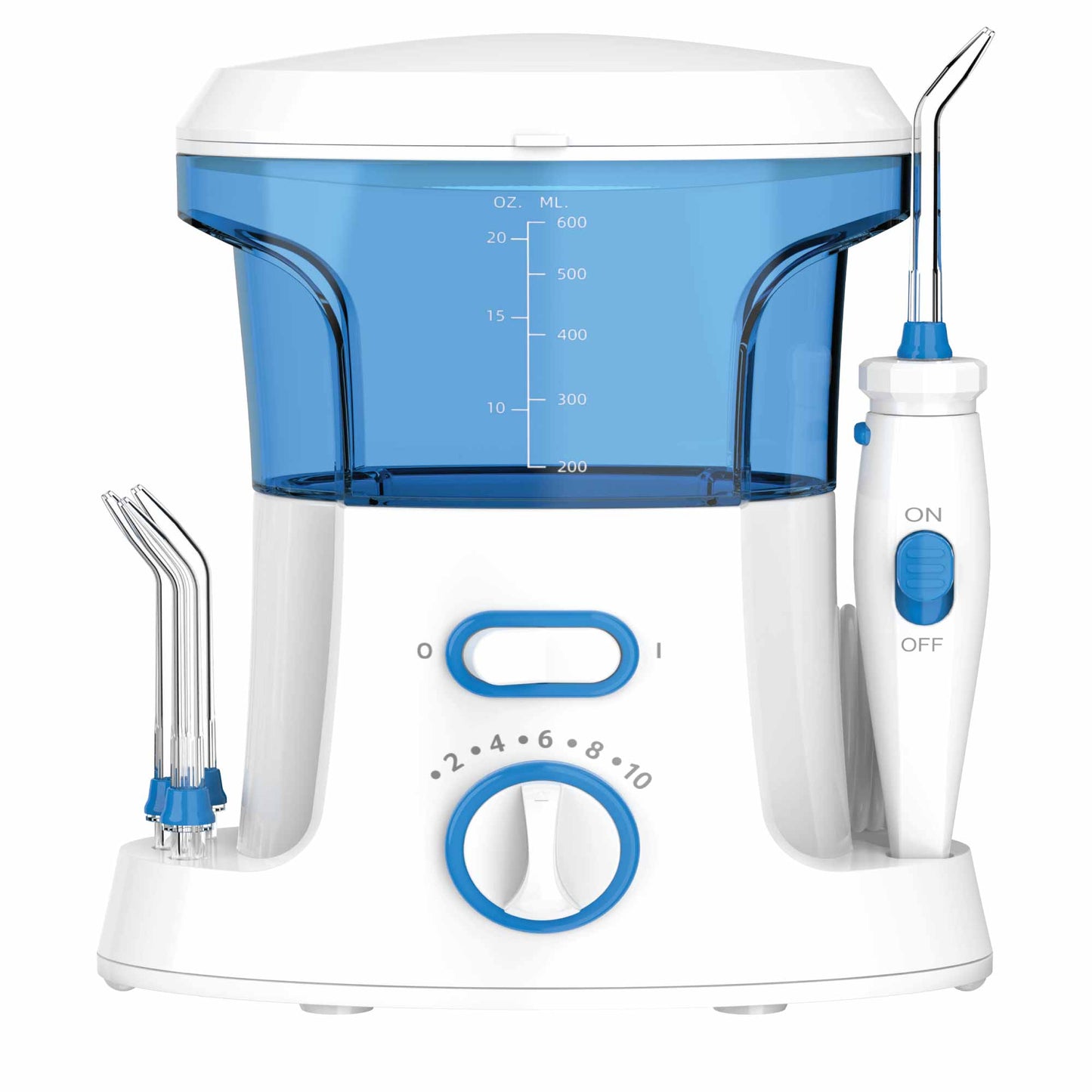 Electric dental water flosser by Hlpmedical, 600ml oral irrigator for effective teeth cleaning and gum care.