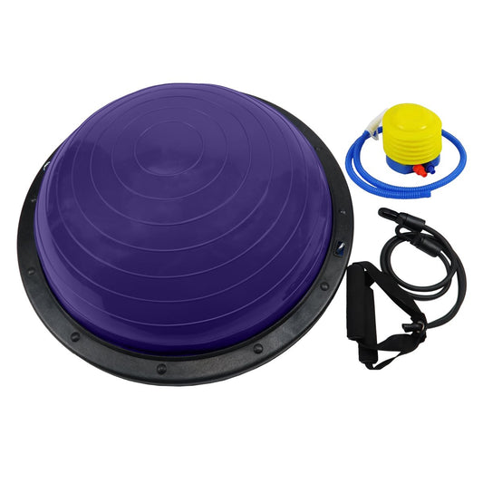 Purple Powertrain Fitness yoga ball for home gym workouts, balance training, and fitness exercises by Hlpmedical.