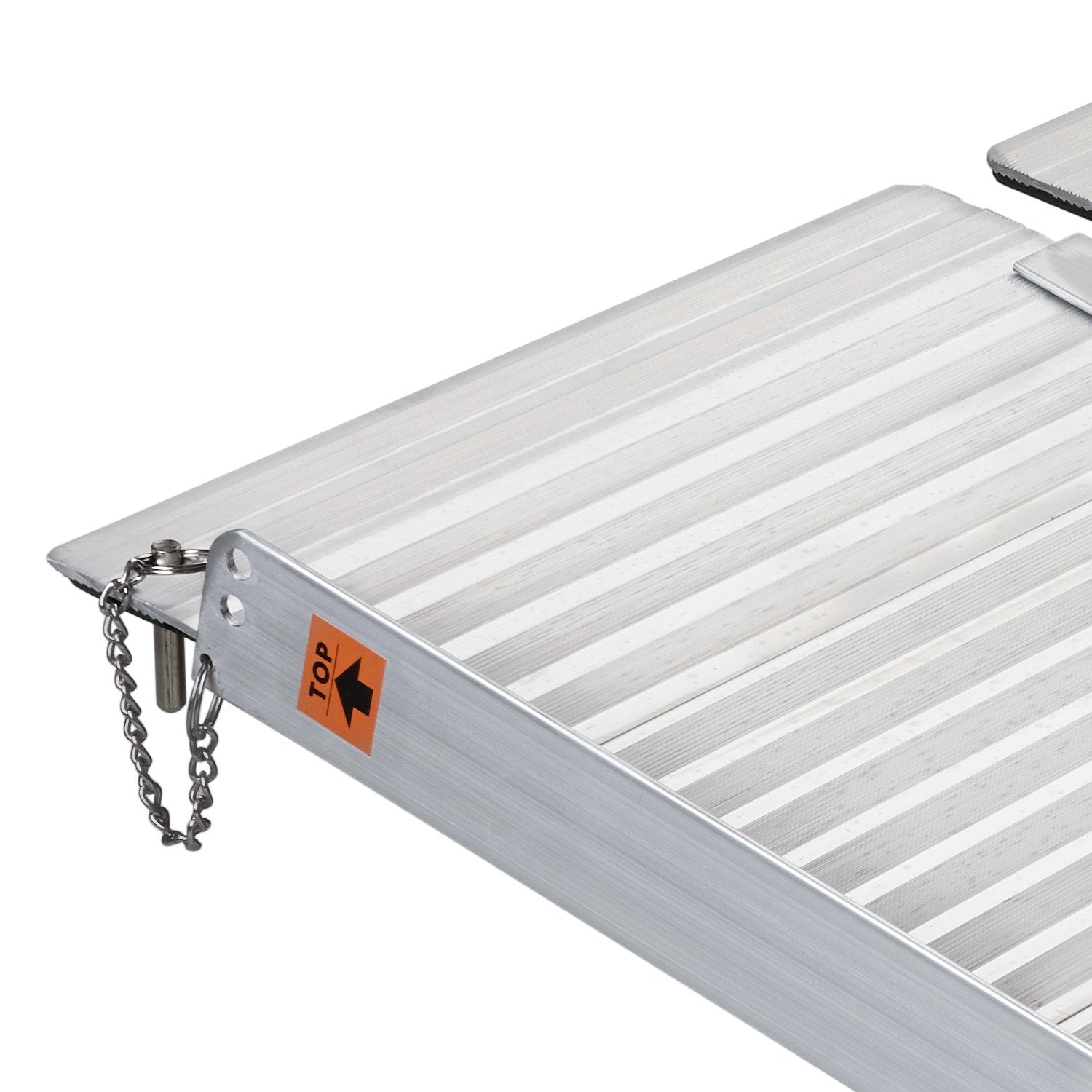 Hlpmedical Kartrite 3ft aluminium foldable wheelchair ramp for mobility and accessibility, shown folded and extended.