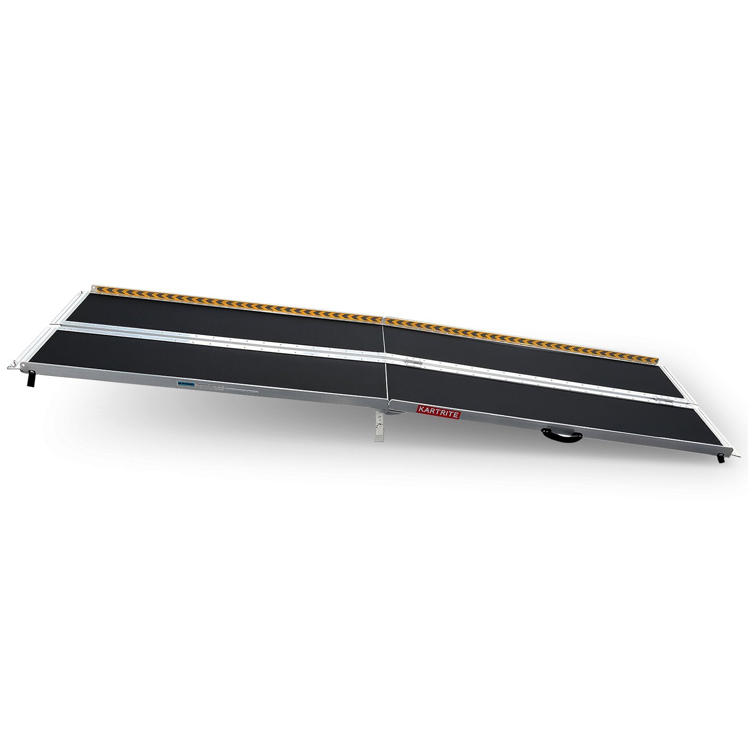 Hlpmedical 10FT folding aluminium wheelchair ramp for pet mobility, portable dog ramp with non-slip surface for easy access