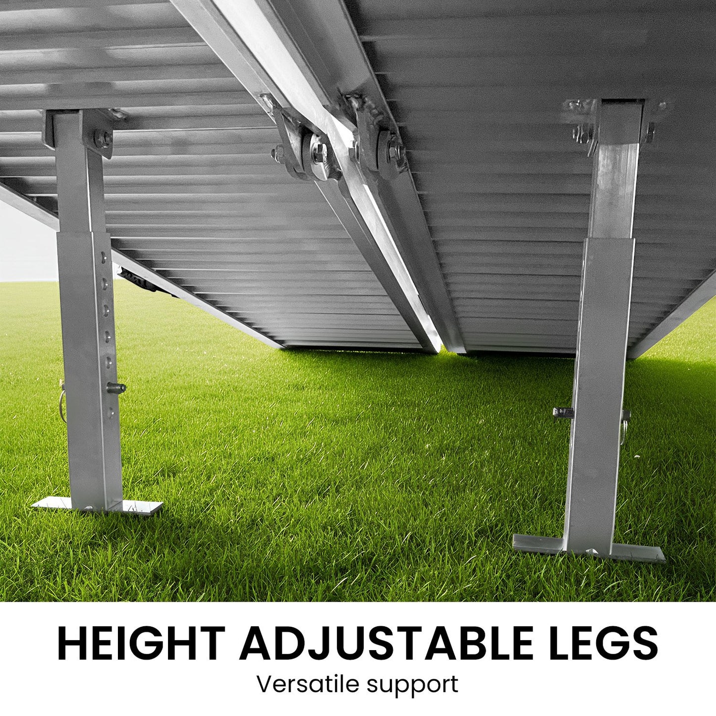Hlpmedical Kartrite 10ft folding aluminium wheelchair ramp for mobility access, portable and suitable for pet and wheelchair use.