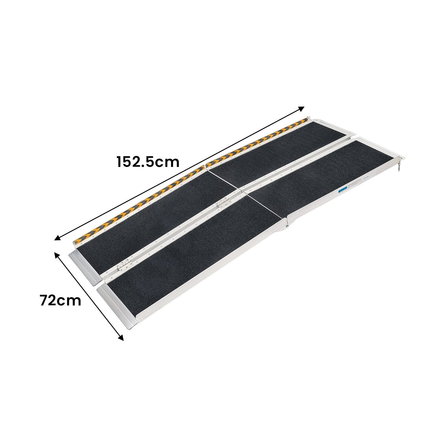 Hlpmedical Kartrite 5FT folding aluminium wheelchair ramp for mobility access, lightweight and portable automotive loading ramp