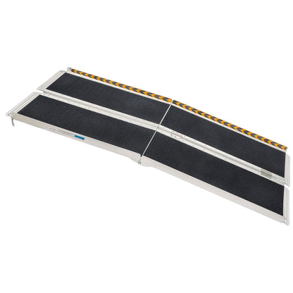 Hlpmedical Kartrite 5ft folding aluminum wheelchair ramp for portable mobility access, suitable for automotive loading.