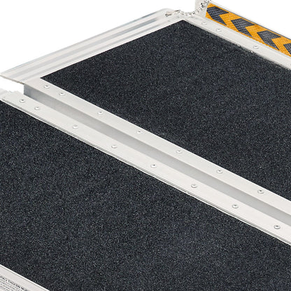 Hlpmedical Kartrite 5FT folding aluminium wheelchair ramp for portable mobility and vehicle access, lightweight and durable.