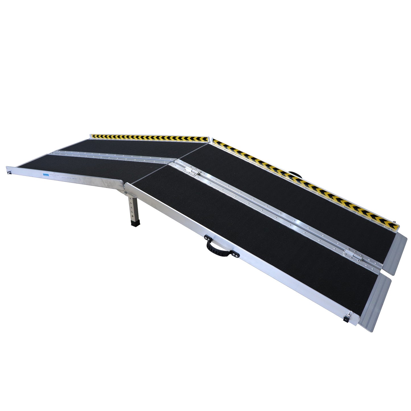 Hlpmedical Kartrite 8ft folding aluminum wheelchair ramp for mobility aid, lightweight and portable for accessible pet and wheelchair access.