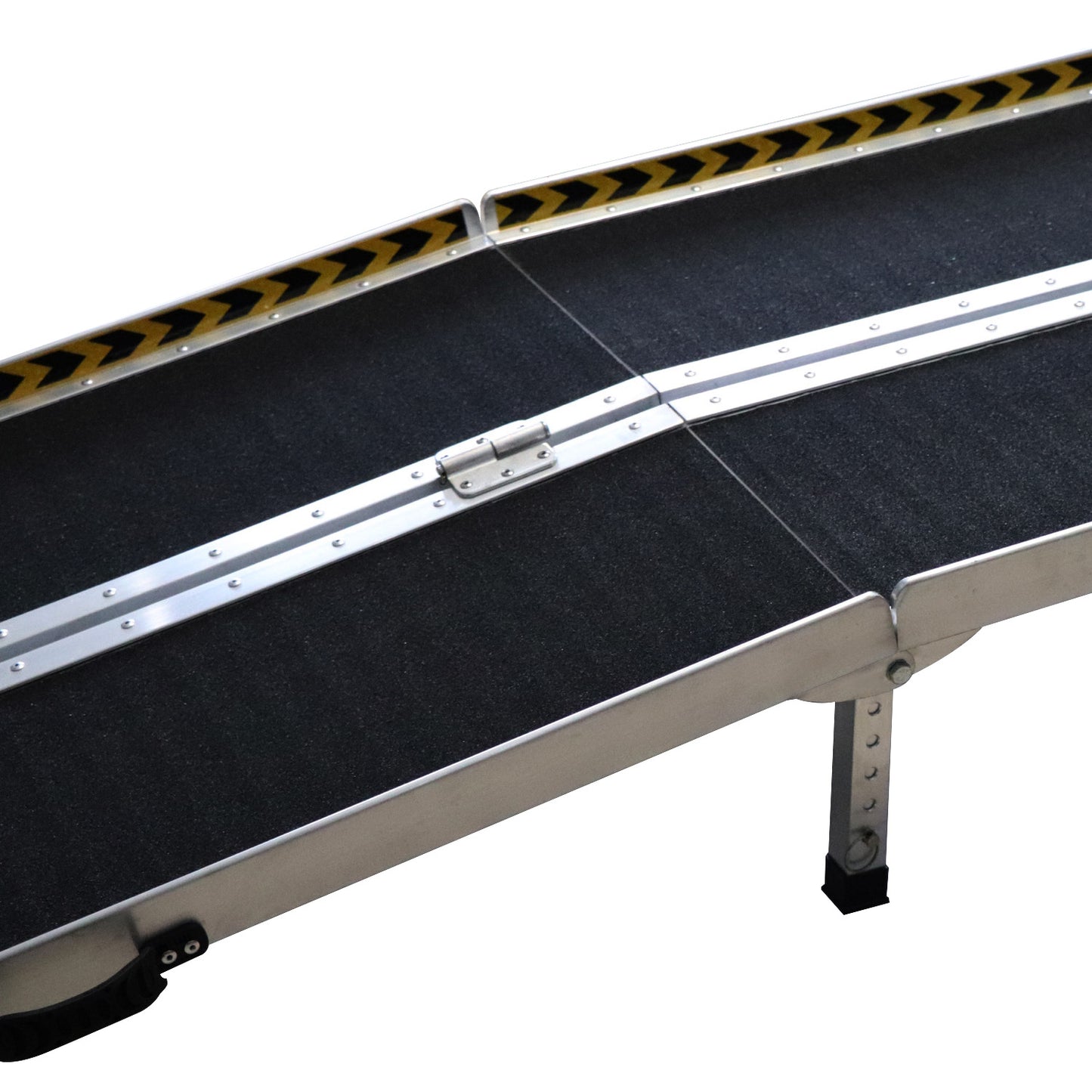 Hlpmedical Kartrite 8ft folding aluminium wheelchair ramp for pet mobility, portable pet access ramp with non-slip surface