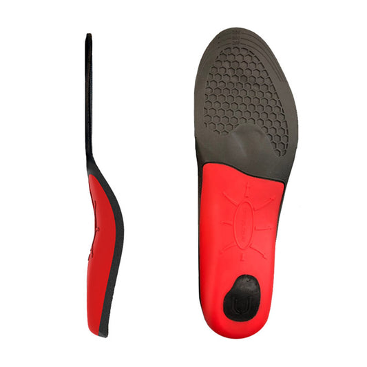 Hlpmedical men's full arch support insoles for sneakers, S size, with cushioning and foot pads for added comfort.
