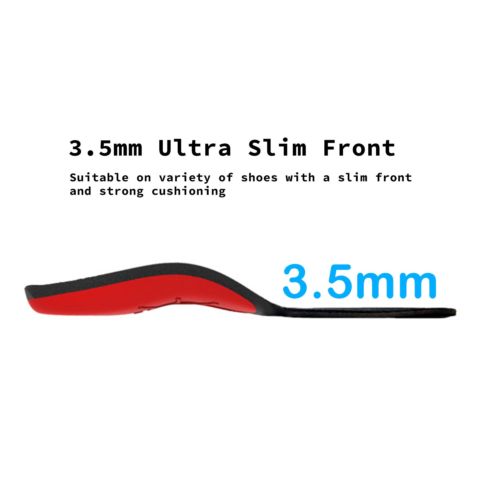 Hlpmedical men's full set of four shoe insoles with arch support and foot pads, designed for sneakers and sports shoes, three sizes included.