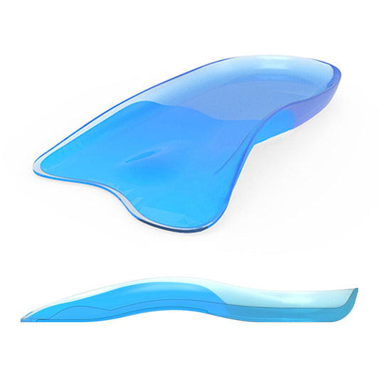Hlpmedical men's gel arch support insoles with half-size shoe inserts for sneakers and sports shoes, in L size.