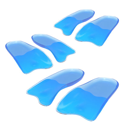 Hlpmedical men's gel arch support insoles in small size, designed for sneakers and sports shoes, providing comfort and foot support.