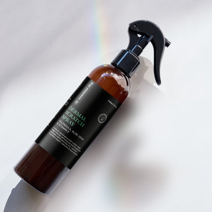 Hlpmedical Natural Anti-Itch Spray for Dogs with Aloe, Tea Tree, and Vitamin E, in a spray bottle for soothing skin relief