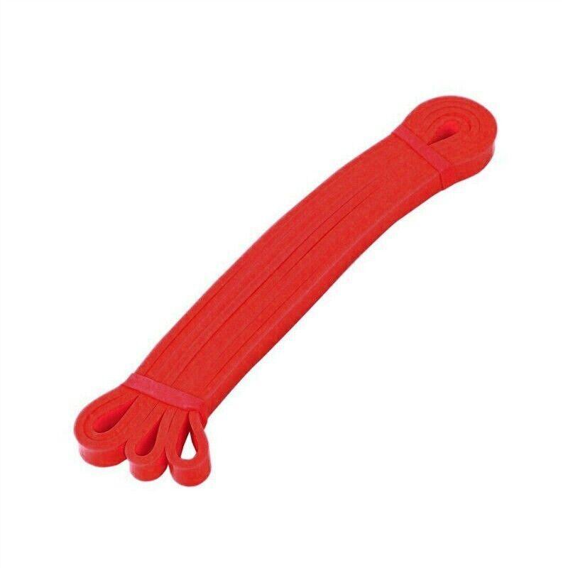 Black heavy-duty resistance yoga band by Hlpmedical, 25-65 lbs, 22mm x 2080mm for fitness, workout, and Pilates exercises.