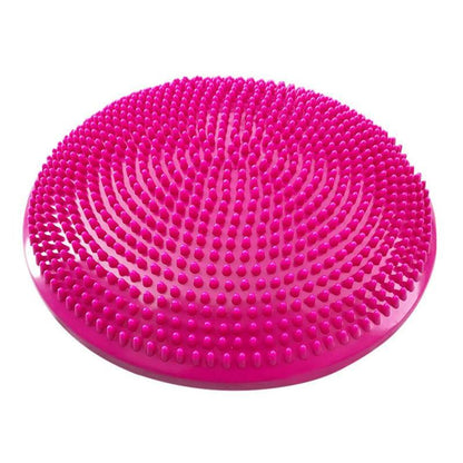 Balance Stability Cushion Wobble Air Disc Ankle Knee Strength Rehab Exercise - Black