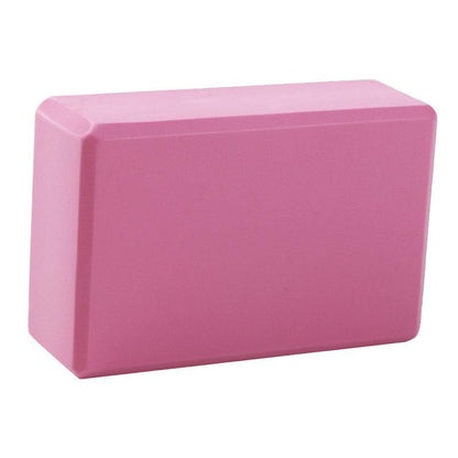 Two purple foam yoga blocks from Hlpmedical, used for stretching and Pilates exercises in fitness and yoga routines.