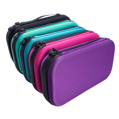 Green Hlpmedical stethoscope hard storage box for secure pharmaceutical equipment storage, durable and protective.
