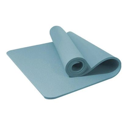 Blue Hlpmedical yoga and dance mat for exercise, gym, yoga, and Pilates, suitable for men and women.