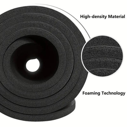 Blue Hlpmedical yoga and dance mat for exercise, fitness, yoga, and Pilates, suitable for men and women.