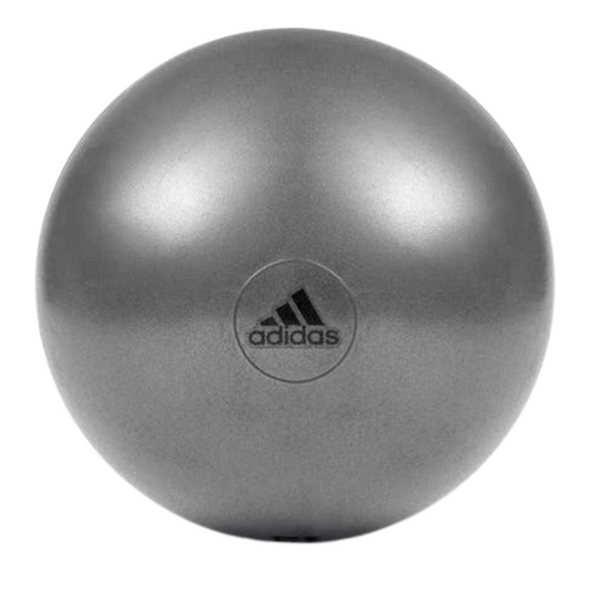 Hlpmedical 75cm Adidas gym ball with pump for yoga, Pilates, and fitness training, used for exercise and birthing workouts