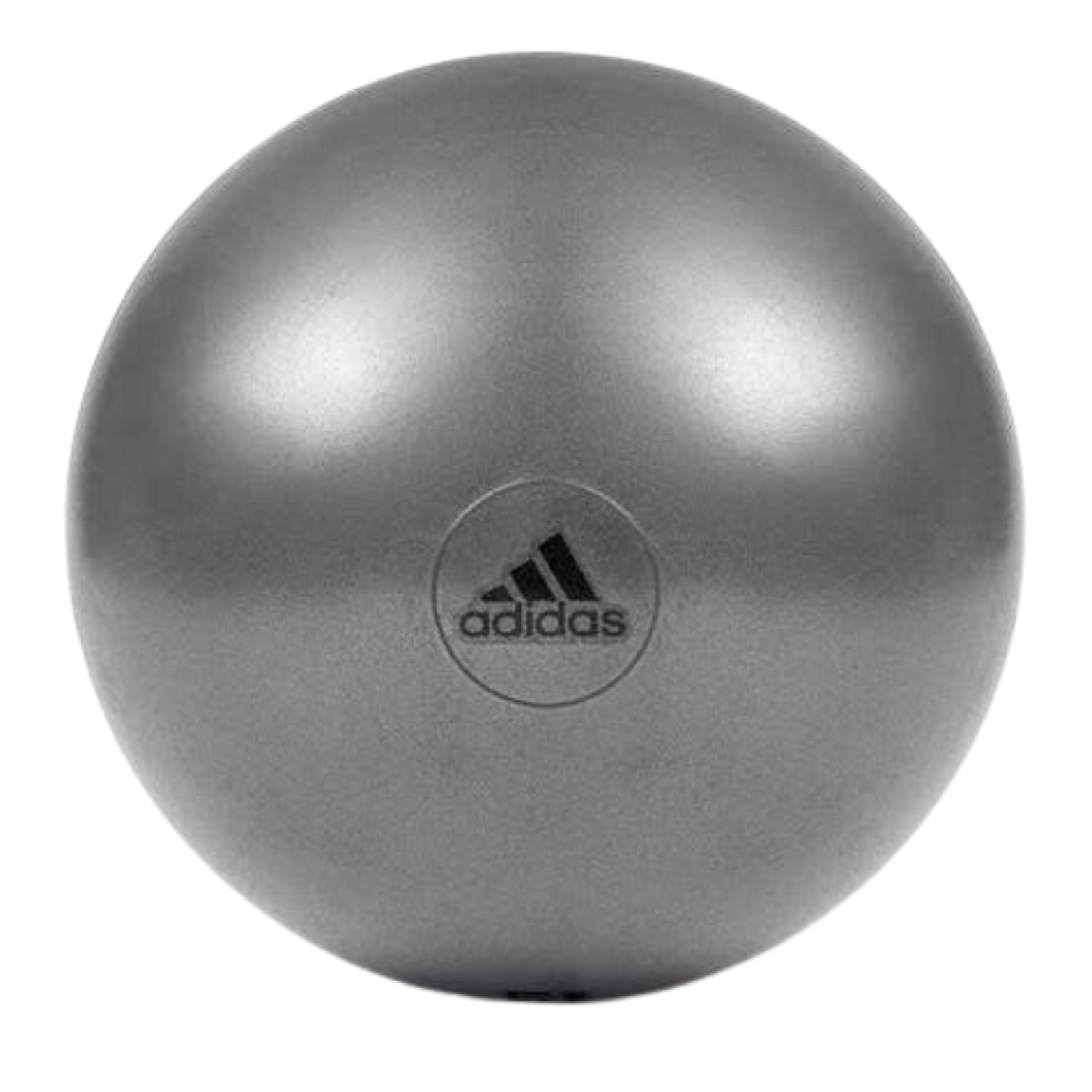 Hlpmedical Adidas 75cm gym exercise ball with pump for yoga, Pilates, fitness, and birthing training, shown on a plain background.