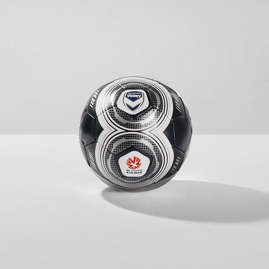 Melbourne Victory A-League 5-inch soft soccer ball by Hlpmedical, suitable for sports and soccer play.