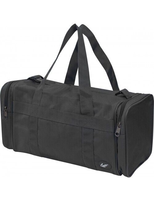 Black 28L foldable duffel bag by Hlpmedical, waterproof polyester, ideal for travel, gym, and sports luggage.