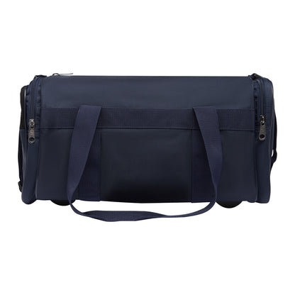 28L Foldable Duffel Bag Travel Gym Sports Luggage Waterproof Polyester - Navy