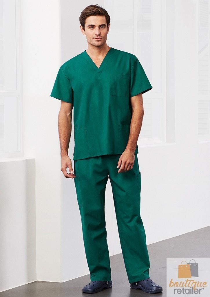 Unisex Classic SCRUBS CARGO PANTS Medical Nursing Vet Uniform Dental H10610 - Sage - XXL