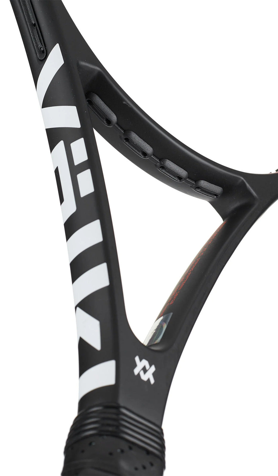 Volkl V-CELL 8 tennis racquet unstrung, 4 1/2 grip, lightweight 285g racket for tennis players, black and red design