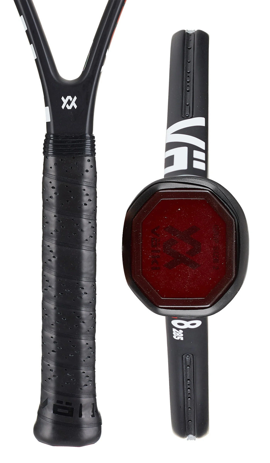 Volkl V-CELL 8 tennis racquet unstrung, 4 1/2 grip, lightweight 285g, for tennis players, by Hlpmedical
