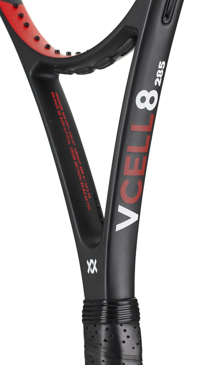 Volkl V-CELL 8 tennis racquet unstrung, lightweight 285g, 4 1/2 grip size, suitable for tennis players