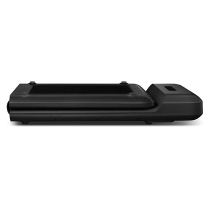 Hlpmedical WalkingPad C2 treadmill with black finish, alongside white ErgoDesk standing desk and cable management tray for workspace
