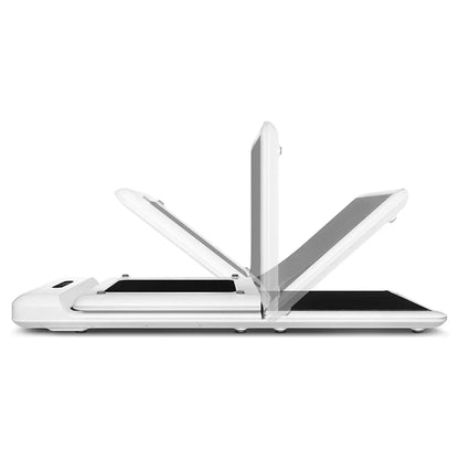 Hlpmedical WalkingPad C2 compact folding treadmill in white, suitable for home exercise and fitness workouts.