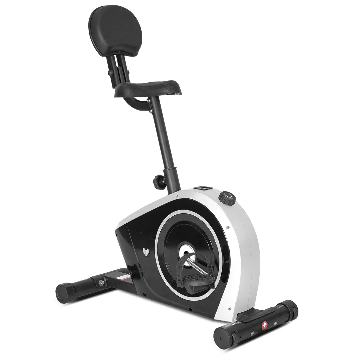 Lifespan Fitness Cyclestation 3 exercise bike with ErgoDesk in white and black, featuring adjustable desk and cycling display.