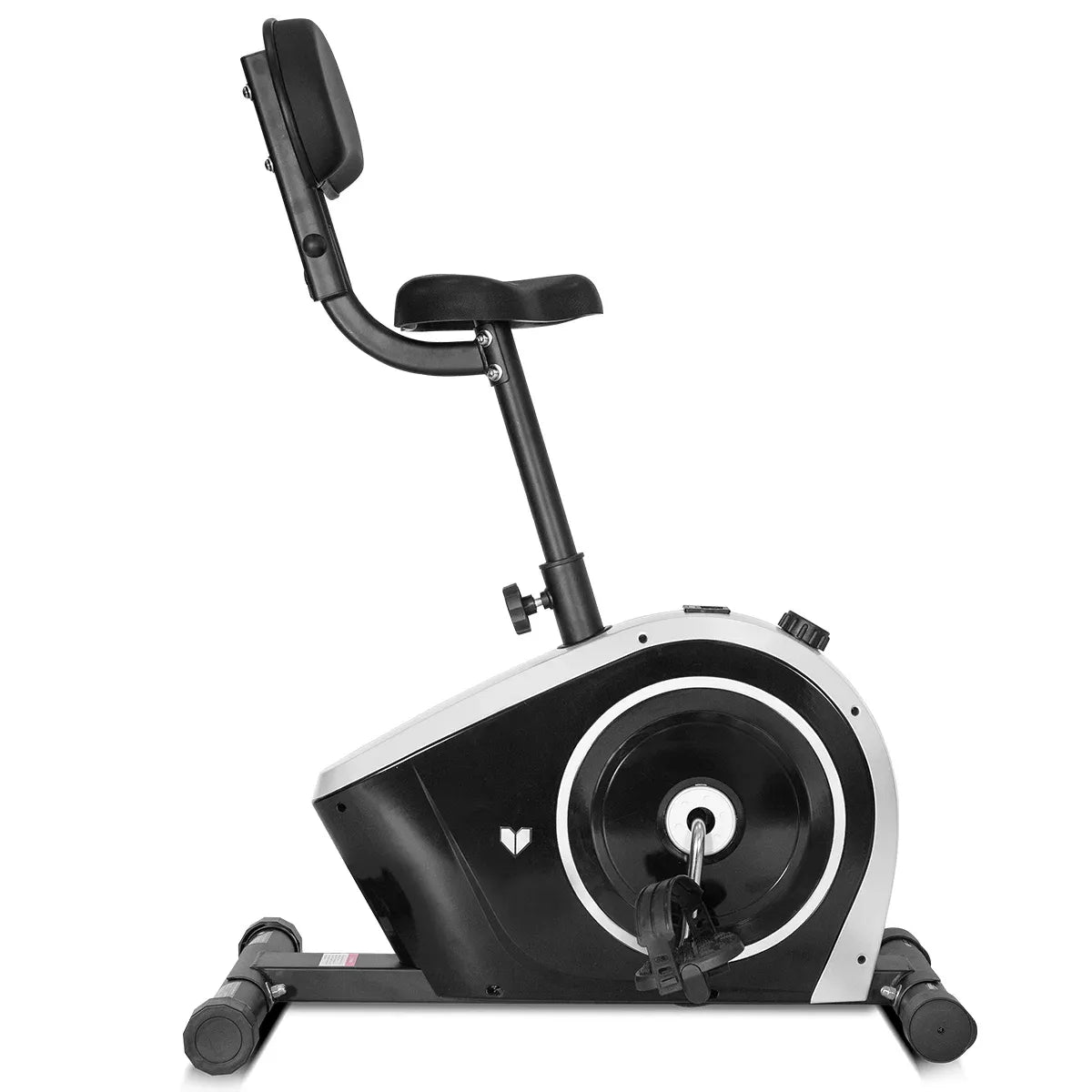 Lifespan Fitness Cyclestation 3 exercise bike with ErgoDesk in white and black, featuring a built-in standing desk and digital display