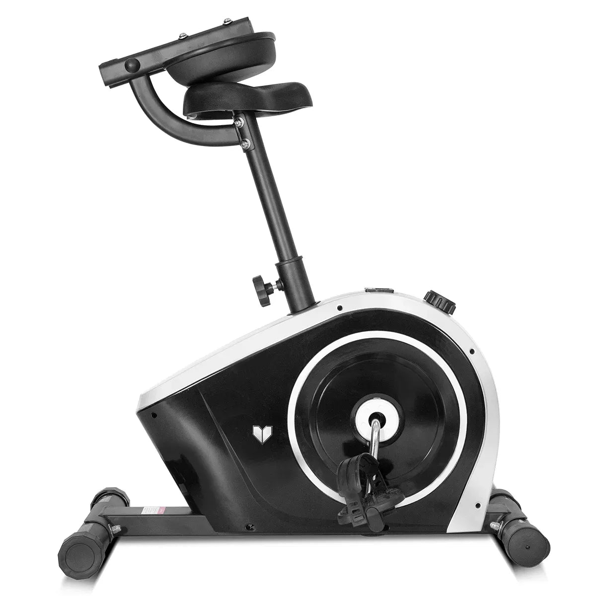 Hlpmedical Lifespan Fitness Cyclestation 3 exercise bike with adjustable ergoDesk in white and black, showing the bike and standing desk setup.